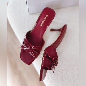 Marc Fisher Women's 9 Delphy Slip-on Square Toe Dress Sandals new